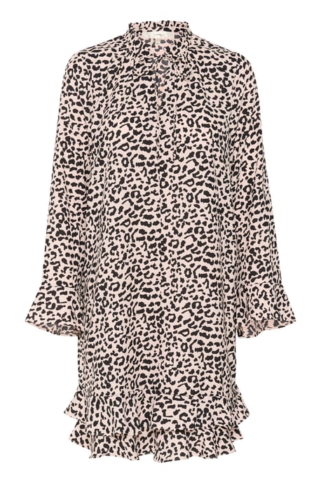 Jurk Loose fit Classic Leopard animal - Image 3