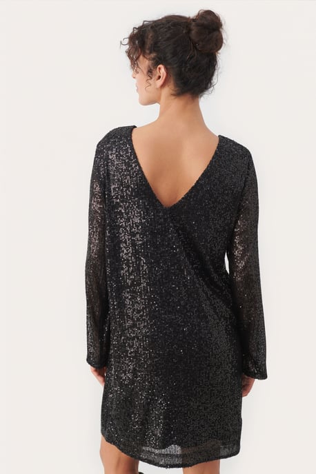 Jersey jurk Regular fit black - Image 3