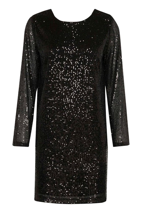 Jersey jurk Regular fit black - Image 5