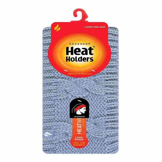 Dames Kabelgebreide Fleece Gevoerde Thermische Winter Oorfleece Hoofdband - Image 2