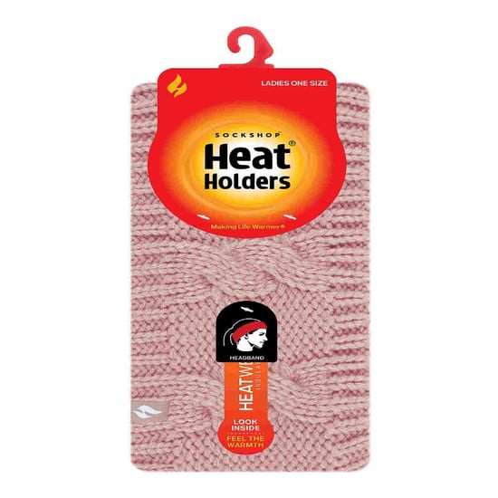 Dames Kabelgebreide Fleece Gevoerde Thermische Winter Oorwarmer Hoofdband - Image 2
