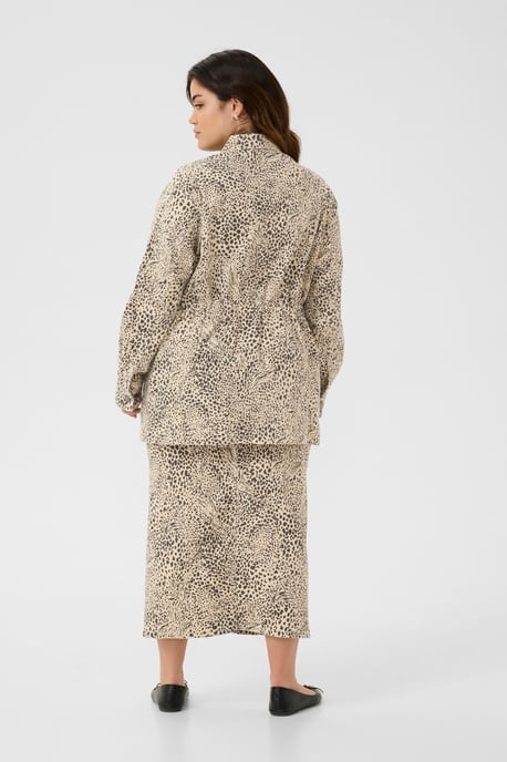 Denim jack Loose fit Abstract Leopard - Image 2