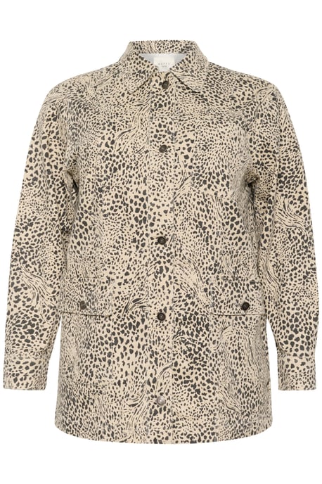 Denim jack Loose fit Abstract Leopard - Image 4