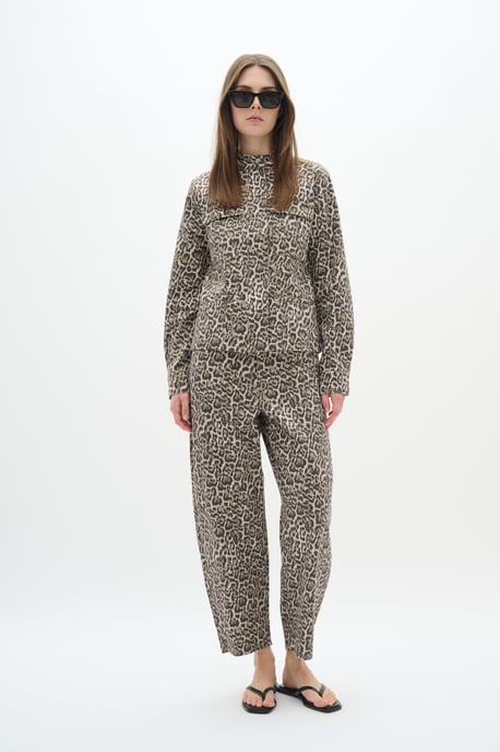 Denim jack Tight fit Classic Leopard - Image 3