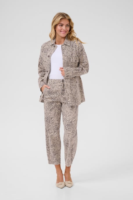 Denim jack Loose fit Abstract Leopard - Image 1