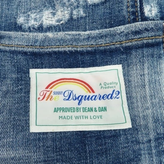 Dsquared2 Nette Biker Jean Paint Splash Versterkte Gescheurde Blue Jeans - Image 5