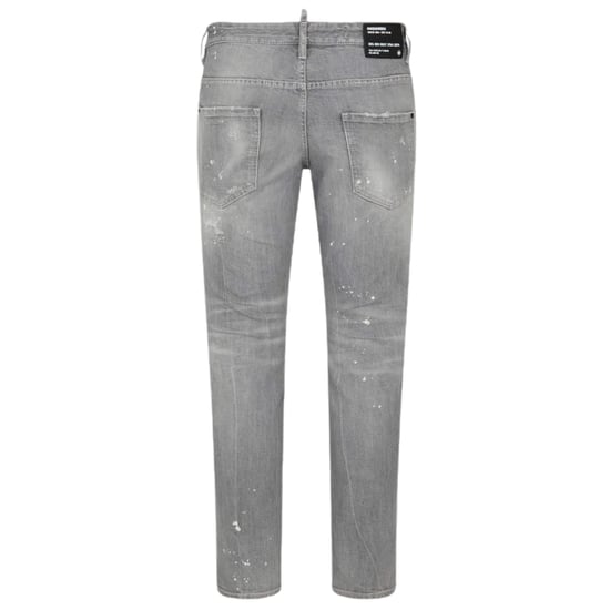 Dsquared2 Skater Jean Paint Splatter Jeans met lichtgrijze wassing - Image 2