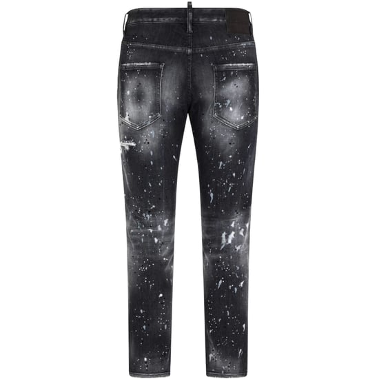 Dsquared2 Skater Jean Paint Splatter Jeans met zwarte wassing - Image 2