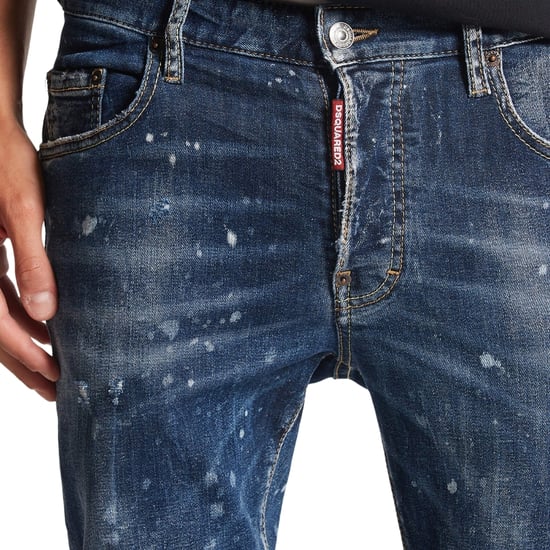Dsquared2 Super Twinky Jean Splatter-ontwerp blauwe jeans - Image 3