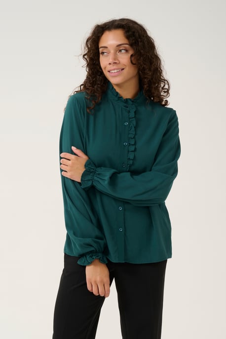 Overhemd met lang mouwen Straight fit Sea Moss - Image 2