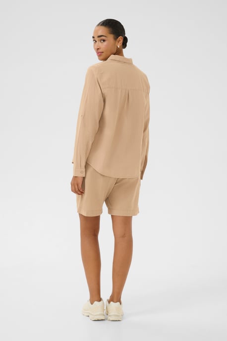Overhemd met lang mouwen Regular fit Classic Sand - Image 2