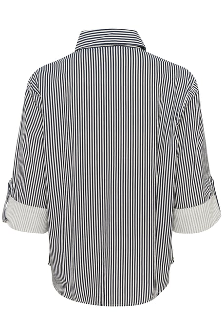 Overhemd met lang mouwen Loose fit Ice Nightsky Stripe blue white - Image 5