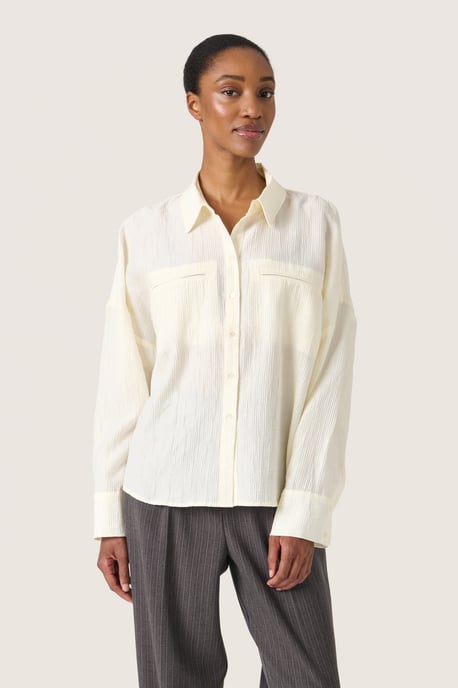 Shirt met lange mouwen Regular fit Whisper White - Image 2