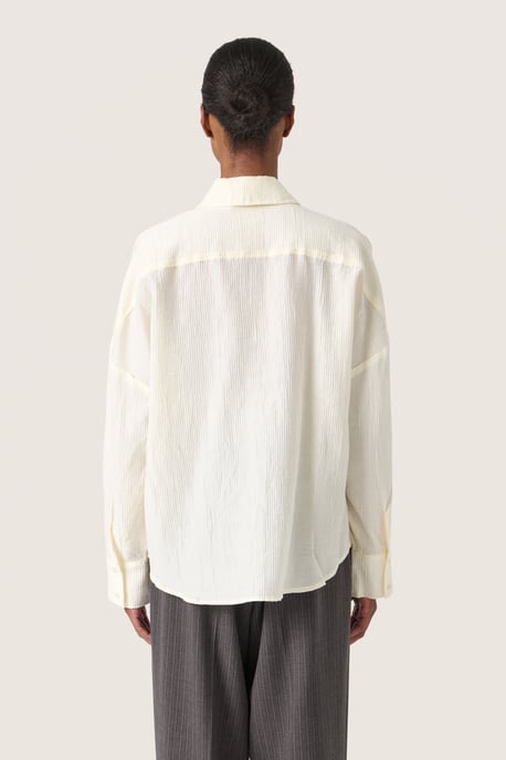 Shirt met lange mouwen Regular fit Whisper White - Image 3