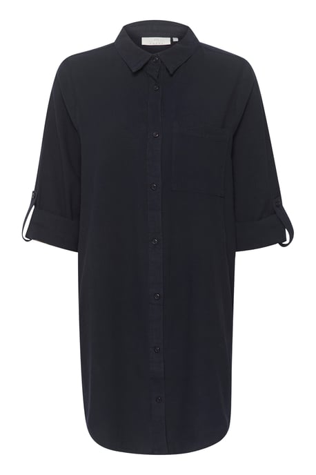 Overhemd met lang mouwen Loose fit Midnight Marine - Image 4