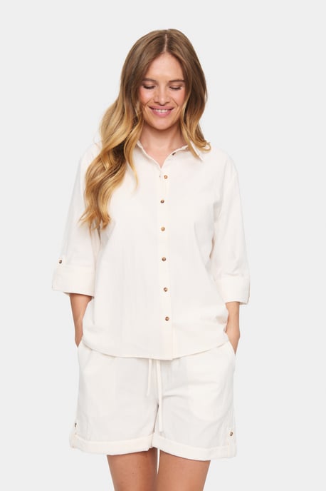 Overhemd met lang mouwen Regular fit Ice white - Image 3