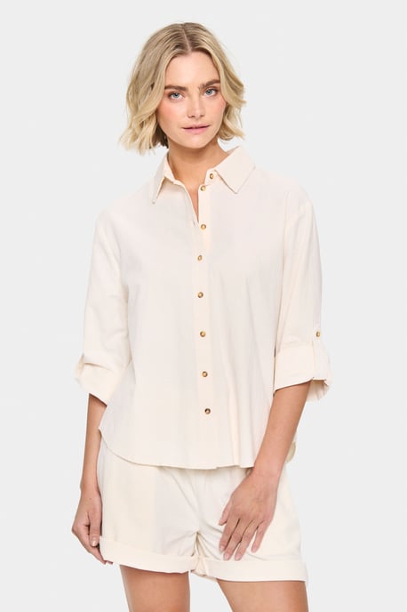 Overhemd met lang mouwen Regular fit Ice white - Image 4