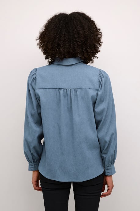 Overhemd met lang mouwen Regular fit Celestrial Blue - Image 3