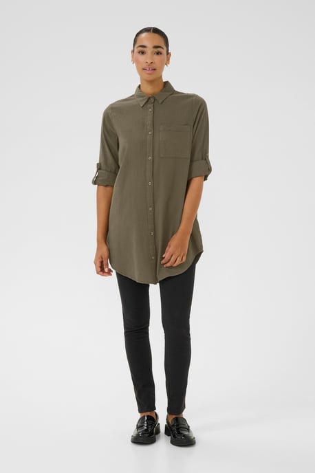 Overhemd met lang mouwen Loose fit Grape Leaf - Image 1