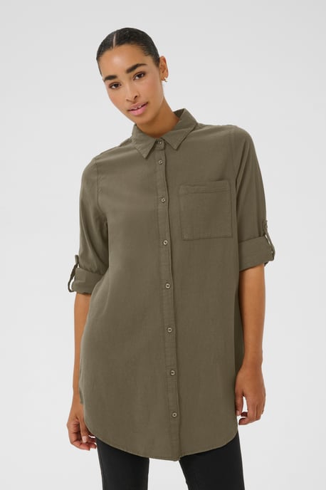 Overhemd met lang mouwen Loose fit Grape Leaf - Image 3