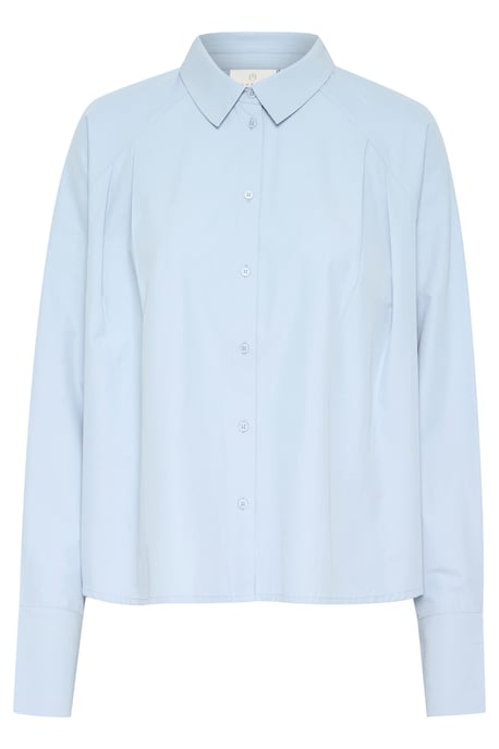 Overhemd met lang mouwen Loose fit Soft Chambray light blue - Image 4