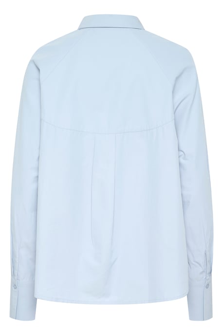 Overhemd met lang mouwen Loose fit Soft Chambray light blue - Image 5