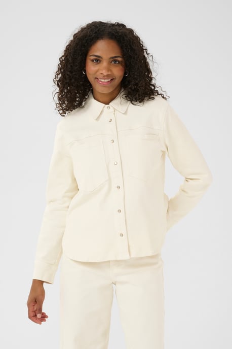 Denim blouse Loose fit Off White Denim - Image 3