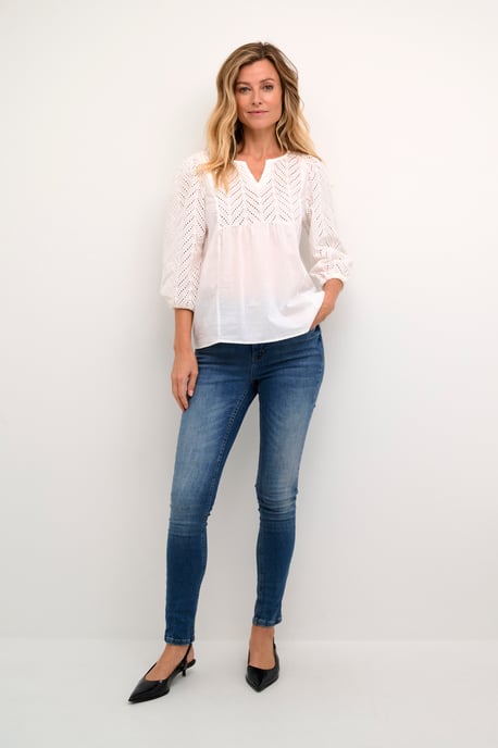 Overhemd met lang mouwen Regular fit Spring Gardenia white - Image 3