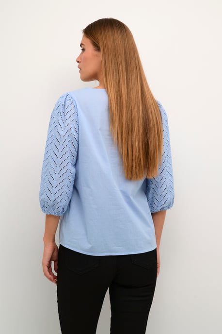 Overhemd met lang mouwen Regular fit Cashmere Blue - Image 4