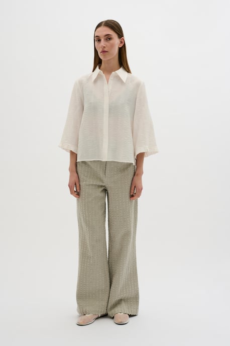 Overhemd met lang mouwen Baggy fit Bright White - Image 2