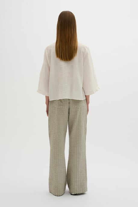 Overhemd met lang mouwen Baggy fit Bright White - Image 4