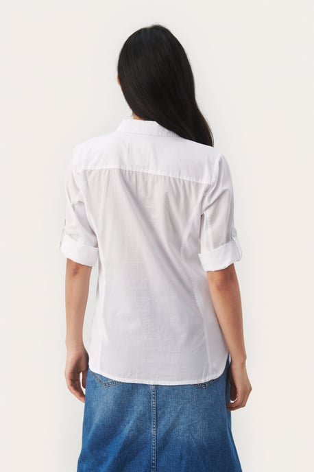 Overhemd met lang mouwen Relaxed fit Bright White - Image 5