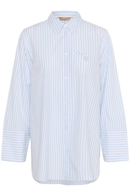 Overhemd met lang mouwen Loose fit Blue/white Stripe blue white - Image 4