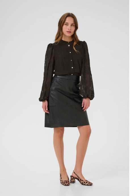 Overhemd met lang mouwen Relaxed fit Black - Image 2