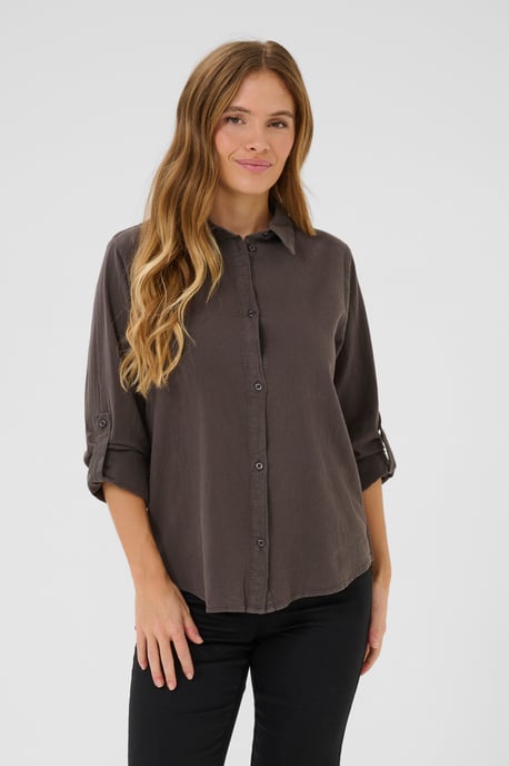 Overhemd met lang mouwen Regular fit Black Oyster - Image 3