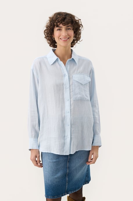Overhemd met lang mouwen Oversize fit Ice Water - Image 2