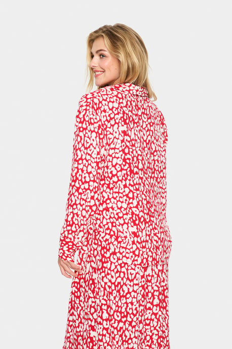 Shirt met lange mouwen Regular fit Crimson Leopard - Image 3