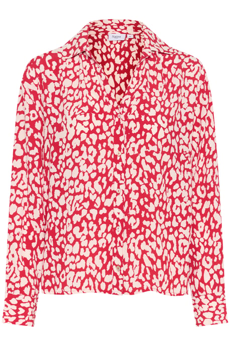 Shirt met lange mouwen Regular fit Crimson Leopard - Image 4