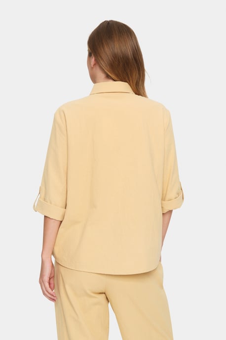Overhemd met lang mouwen Regular fit Croissant beige - Image 3