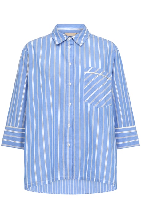 Overhemd met lang mouwen Relaxed fit Blue Stripe white - Image 4