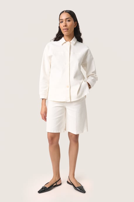 Denim blouse Loose fit Broken White - Image 1