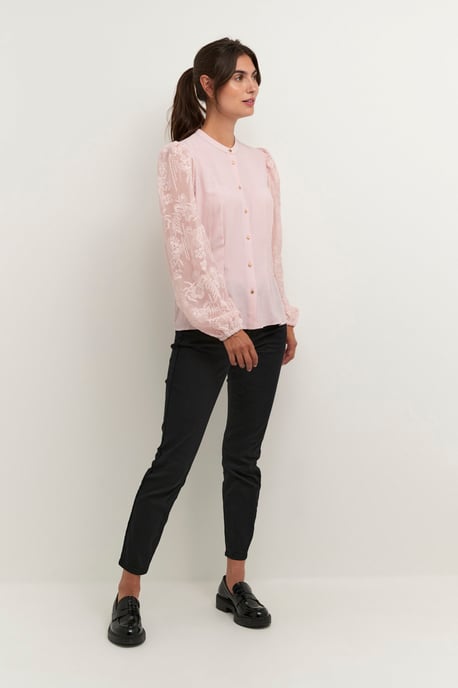 Overhemd met lang mouwen Relaxed fit Pale Mauve - Image 2