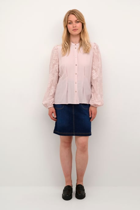 Overhemd met lang mouwen Relaxed fit Pale Mauve - Image 3