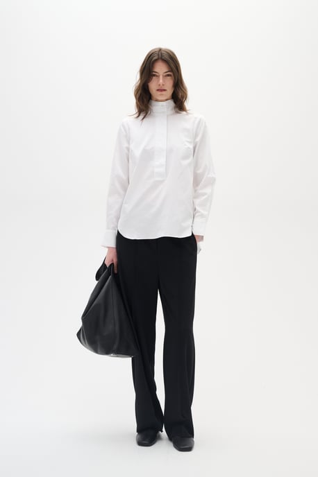 Overhemd met lang mouwen Loose fit Pure White - Image 4