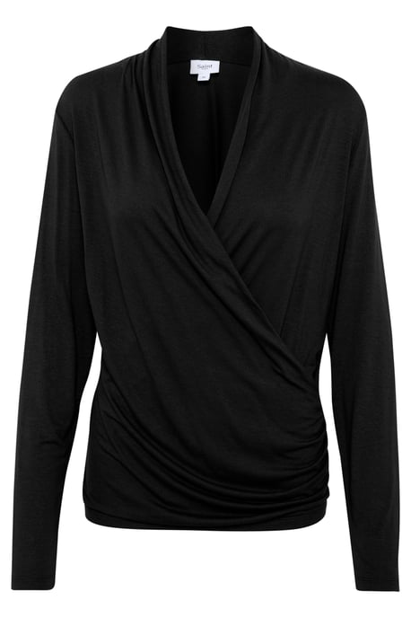 Shirt met lange mouwen Regular fit Blac - Image 4