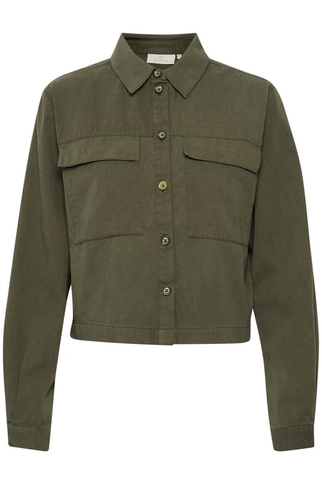 Overhemd met lang mouwen Regular fit Forest Night dark green - Image 4