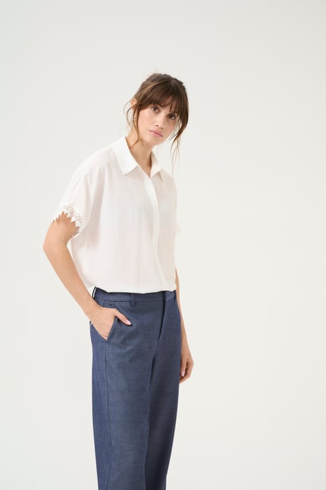 Overhemd Relaxed fit Spring Gardenia cream - Image 3