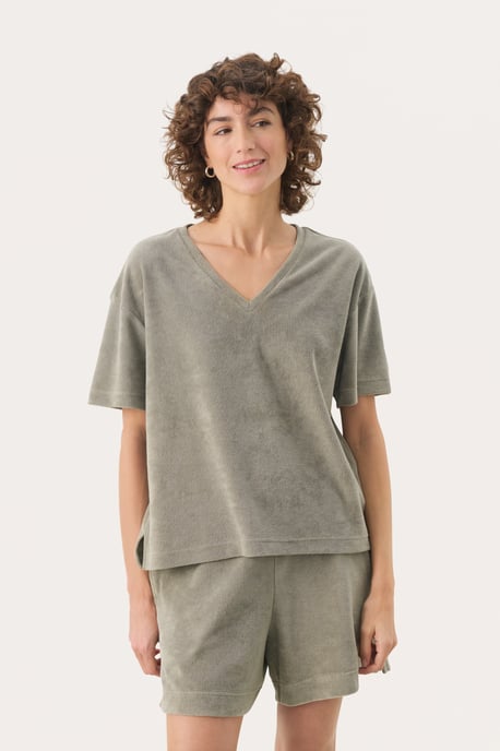 T-shirt Loose fit Vetiver green - Image 2