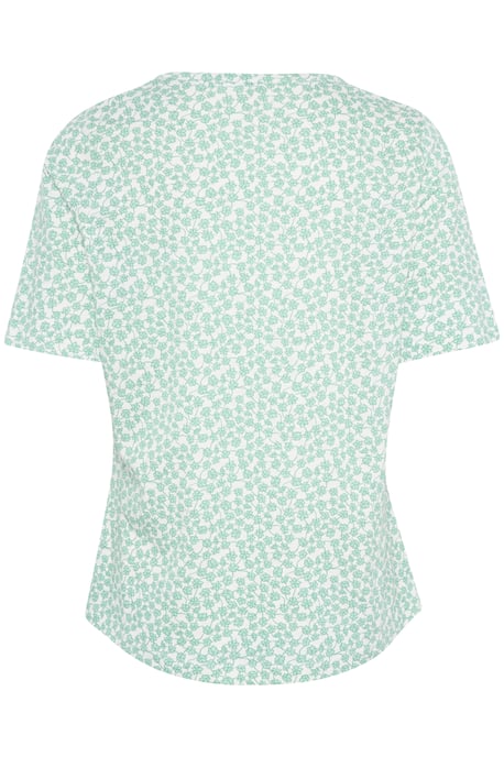 T-shirt Relaxed fit Green Mini Grid Flower floral - Image 5