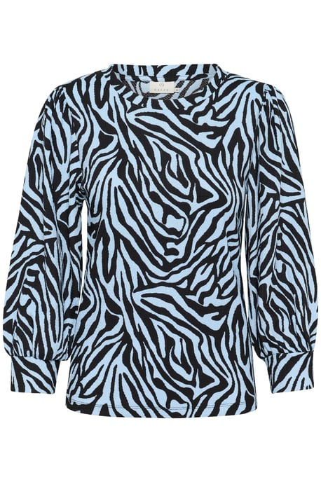 T-shirt Regular fit Blue / Black graphic - Image 4